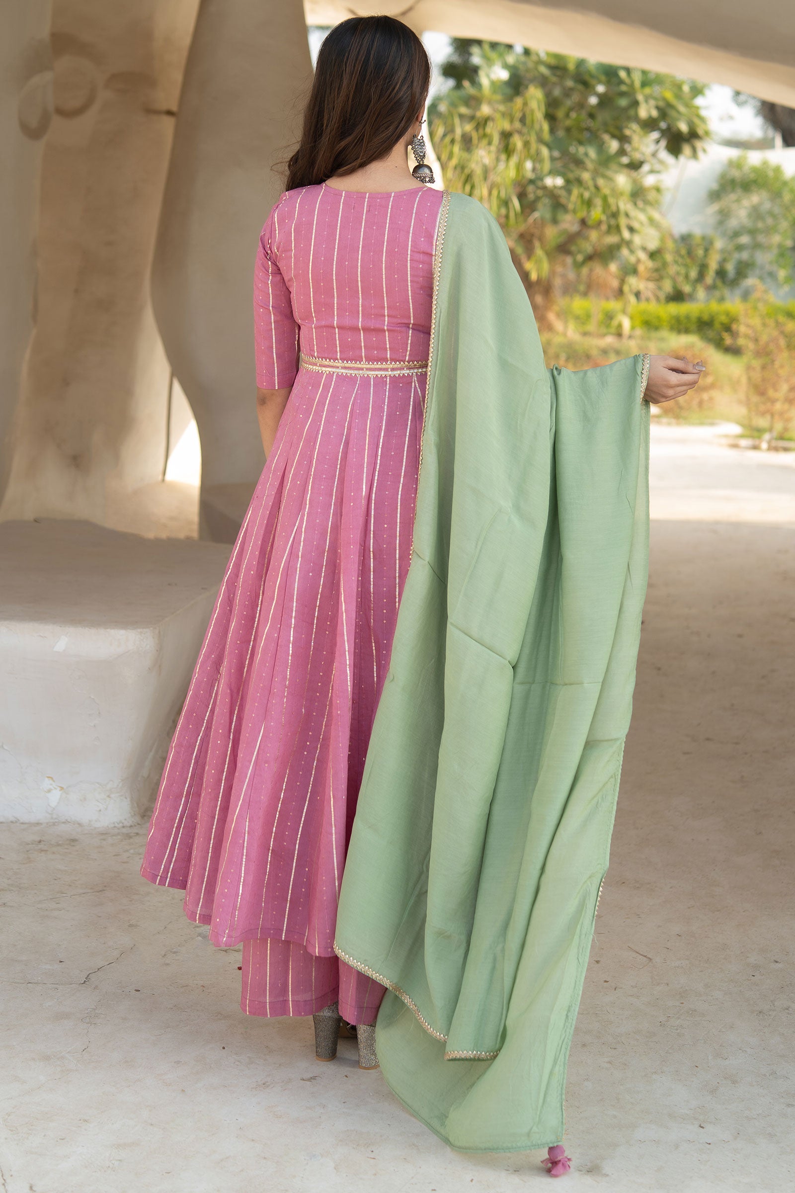 Samara Muslin Suit Set - Tantu