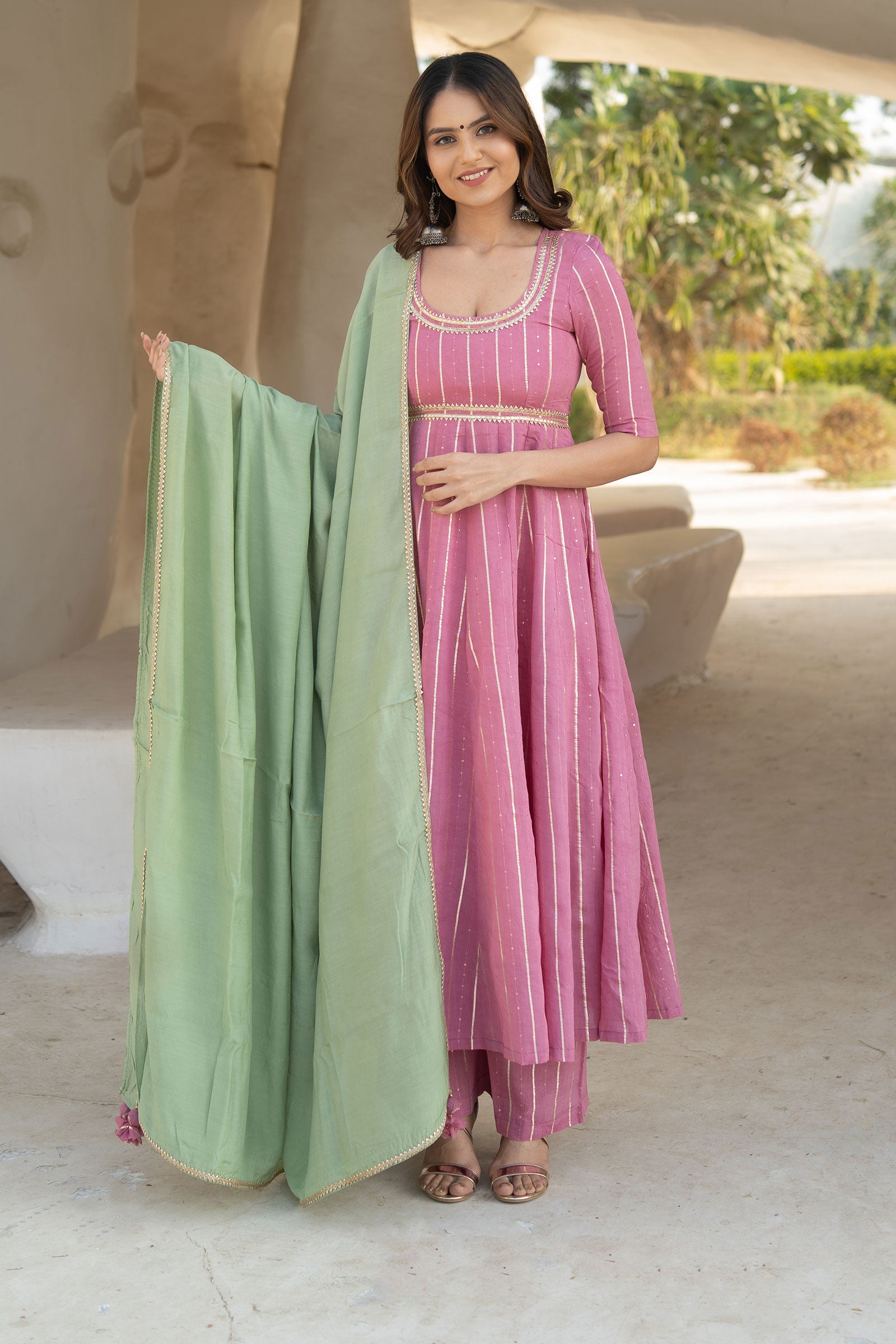 Samara Muslin Suit Set - Tantu 