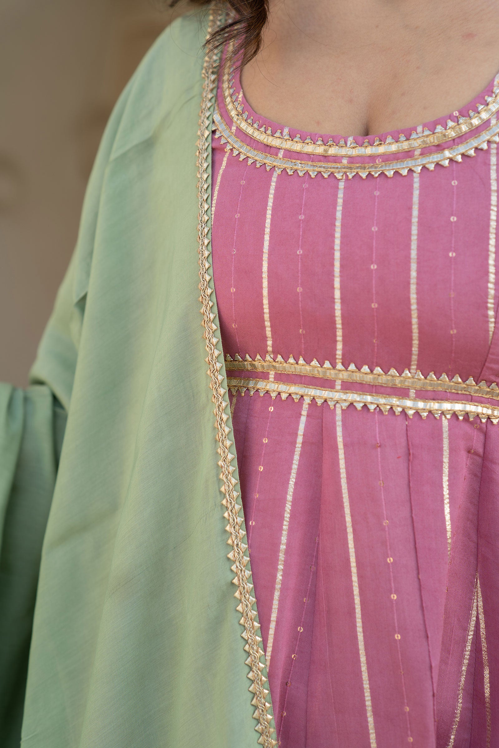 Samara Muslin Suit Set - Tantu 