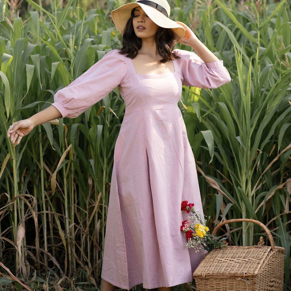 
                  
                    Cherry Blossom Cotton Dress - Tantu 
                  
                